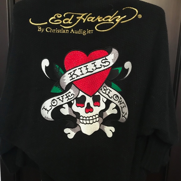 Ed Hardy | Sweaters | Vintage Ed Hardy 